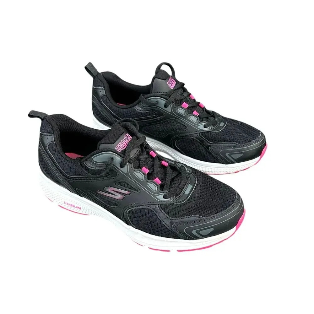 Skechers GOrun Consistent Women's Athletic Shoes Size 11‎ Black/Pink
